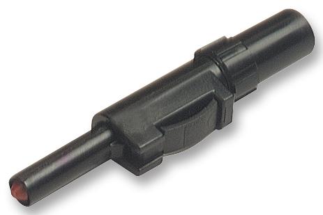 931824100 PLUG, 4MM, BLACK, MVL S HIRSCHMANN TEST AND MEASUREMENT