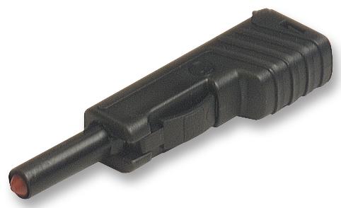 932153100 PLUG, 4MM, BLACK, MZS HIRSCHMANN TEST AND MEASUREMENT