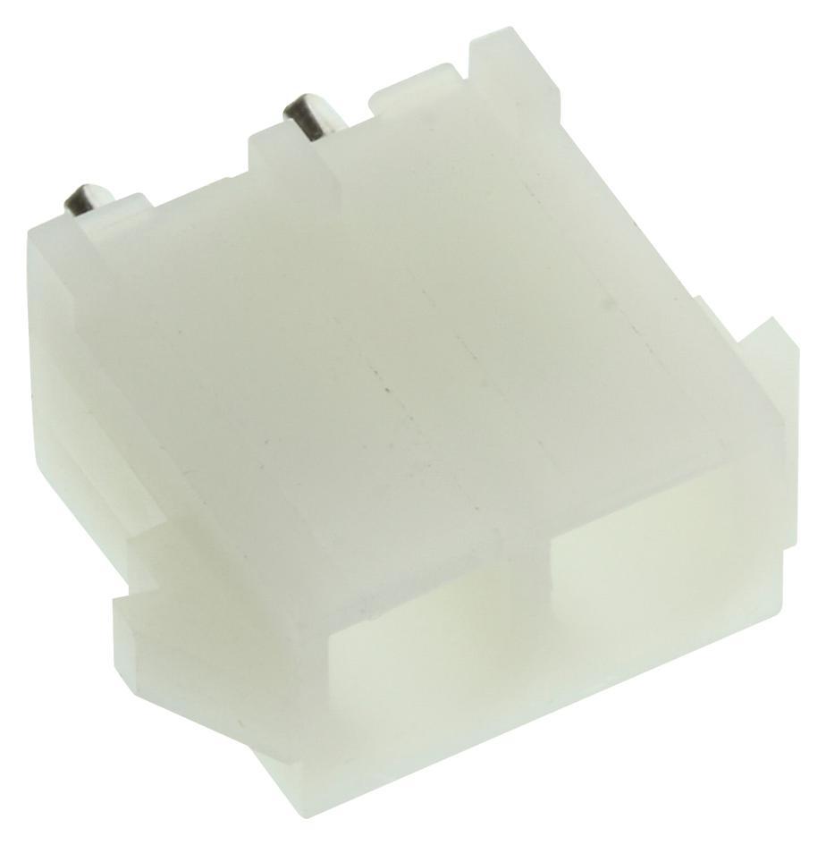 350759-4 HEADER, VERTICAL, 1 ROW, 2 WAY, 6.35MM AMP - TE CONNECTIVITY