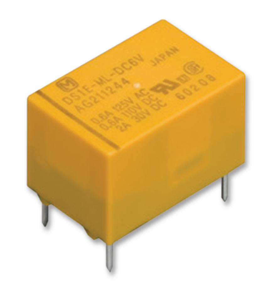 DS1E-S-DC5V RELAY, SIGNAL, SPDT, 30VDC, 2A PANASONIC