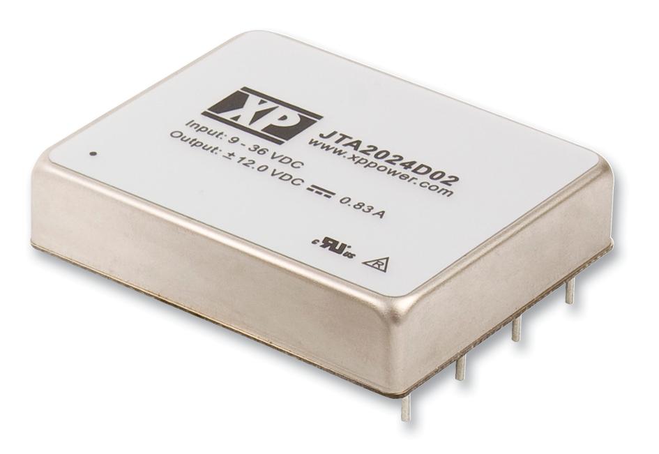 JTA2024D03 DC/DC CONVERTER, 20W, DUAL OUTPUT XP POWER
