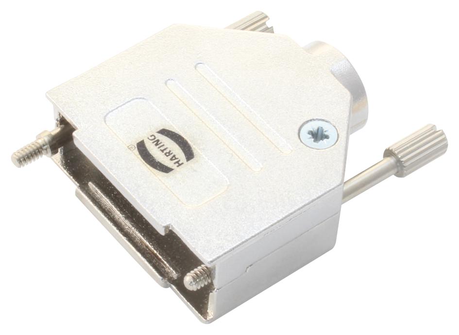 09 67 015 0343 D SUB HOOD, SIZE DA, METAL HARTING