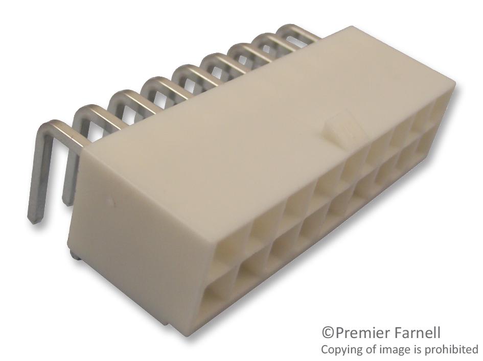 64902229522 HEADER, 4.2MM, R/A, DUAL ROW, 22WAY WURTH ELEKTRONIK