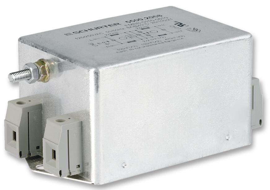 5500.2607.03 AC FILTER, 1-PHASE, 30A, 250V SCHURTER