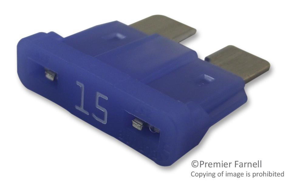 0287015.PXCN FUSE, ATOF, BLADE, 15A LITTELFUSE