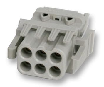 VRPC-06P-20 PLUG, SNAP FIT, VRPC, 6 WAYS ITT CANNON