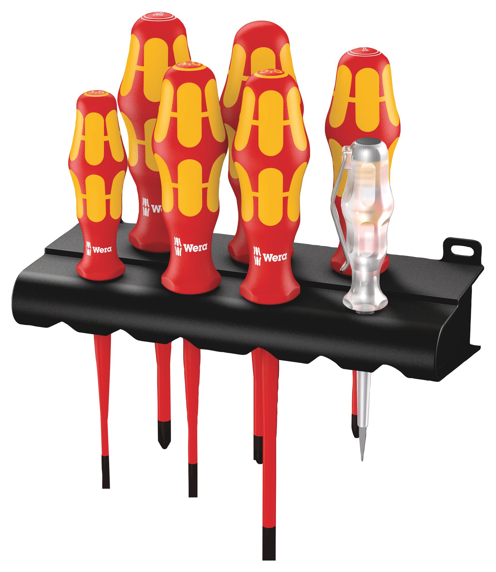 160IS/7 SET, S/DRIVER, SLIM, VDE, INSULATED WERA