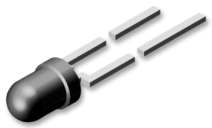 TLHK42S1T2 LED, 3MM, RED, TINTED DIFFUSED VISHAY