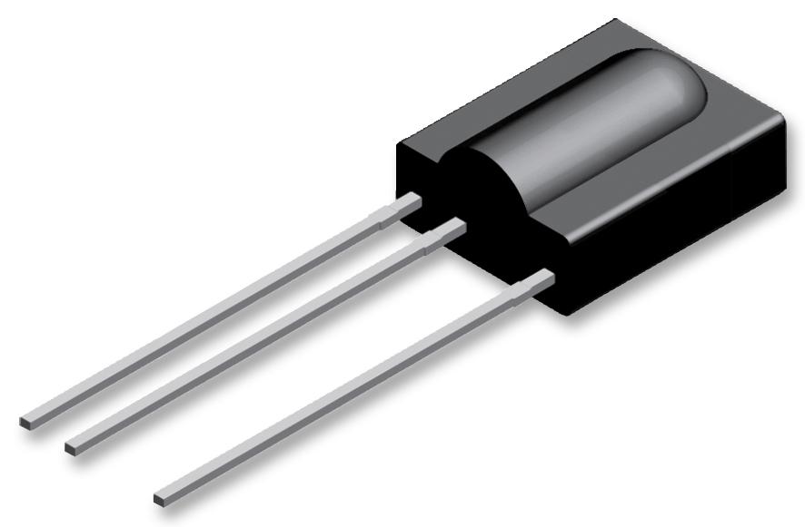 TSOP31436 IR RECEIVER, 45M, 0.12MW/M2, SIDE TH VISHAY