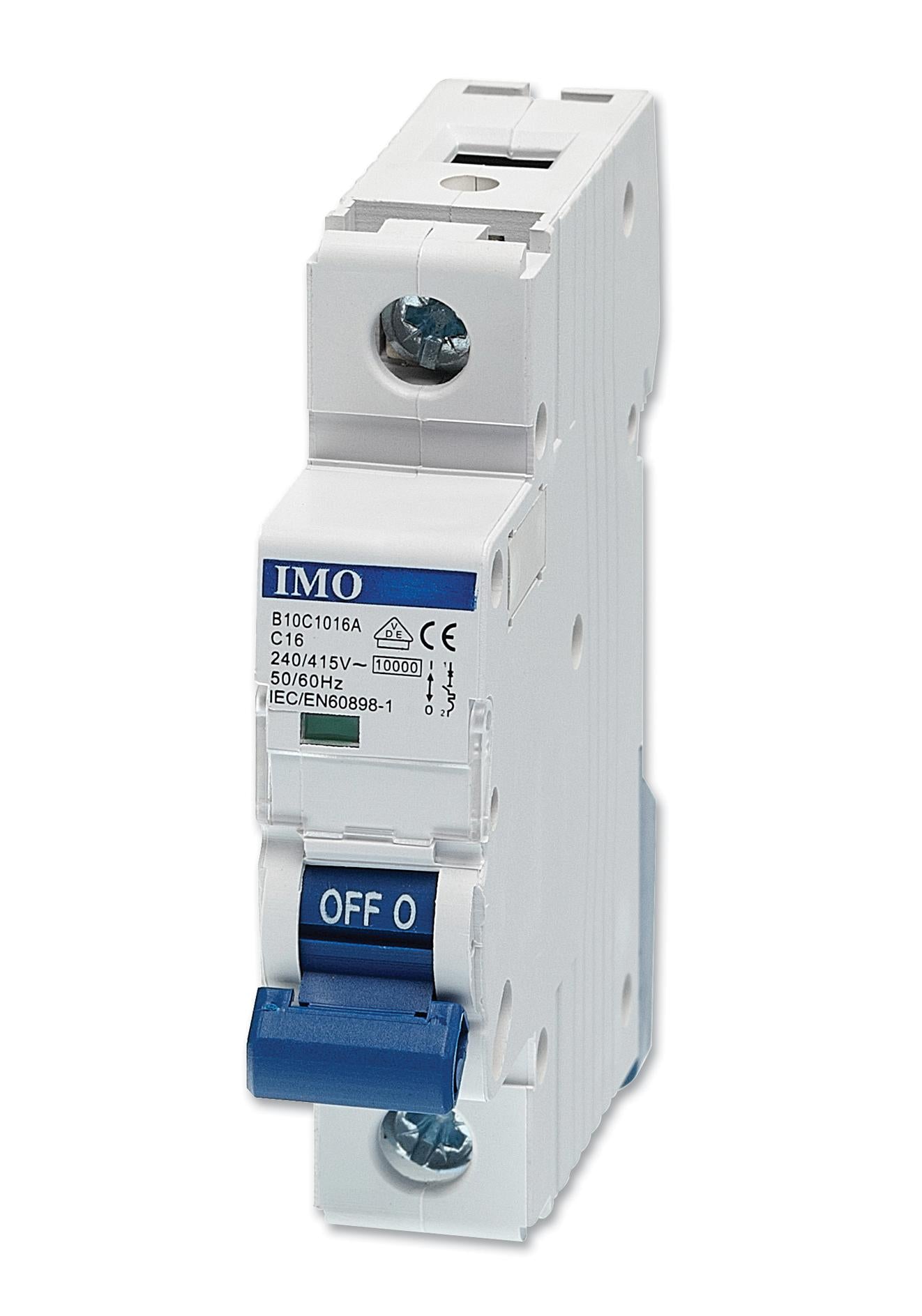 B10C1016A CIRCUIT BREAKER, 10KA, 1 POLE, 16A IMO PRECISION CONTROLS