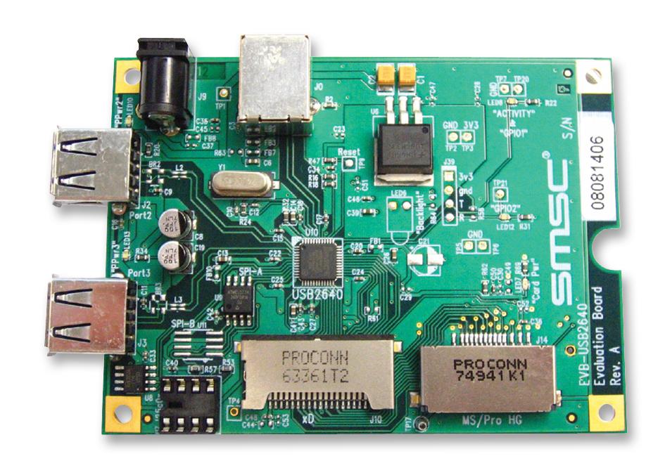 EVB-USB2640 EVALUATION BOARD, INTERFACE MICROCHIP