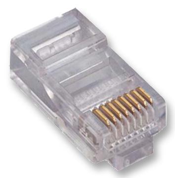 MTP-88-U MODULAR PLUG, RJ45 CAT5, 8WAY, 1PORT MULTICOMP