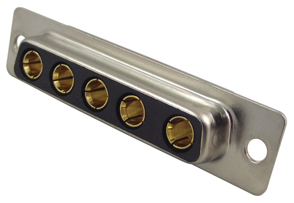 680S5W5203L201 D SUB, COMBO, RECEPTACLE, 20AMP, 5WAY NORCOMP