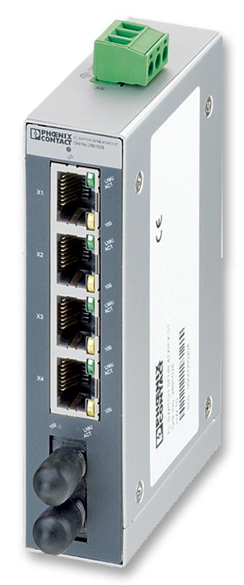 2891028 SWITCH, ETHERNET, 5 PORTS, 24V PHOENIX CONTACT