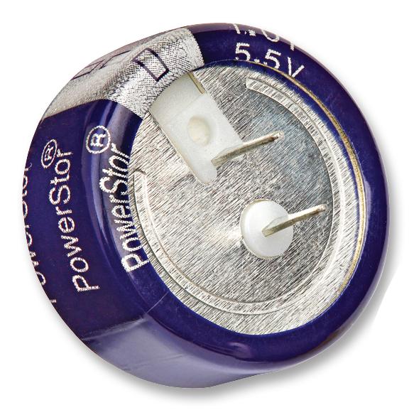 KW-5R5C224-R CAP, 0.22F, 5.5V, SUPER, RADIAL EATON BUSSMANN