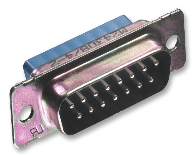 204507-1 CONNECTOR, PLUG, D SUB, 62WAY AMP - TE CONNECTIVITY