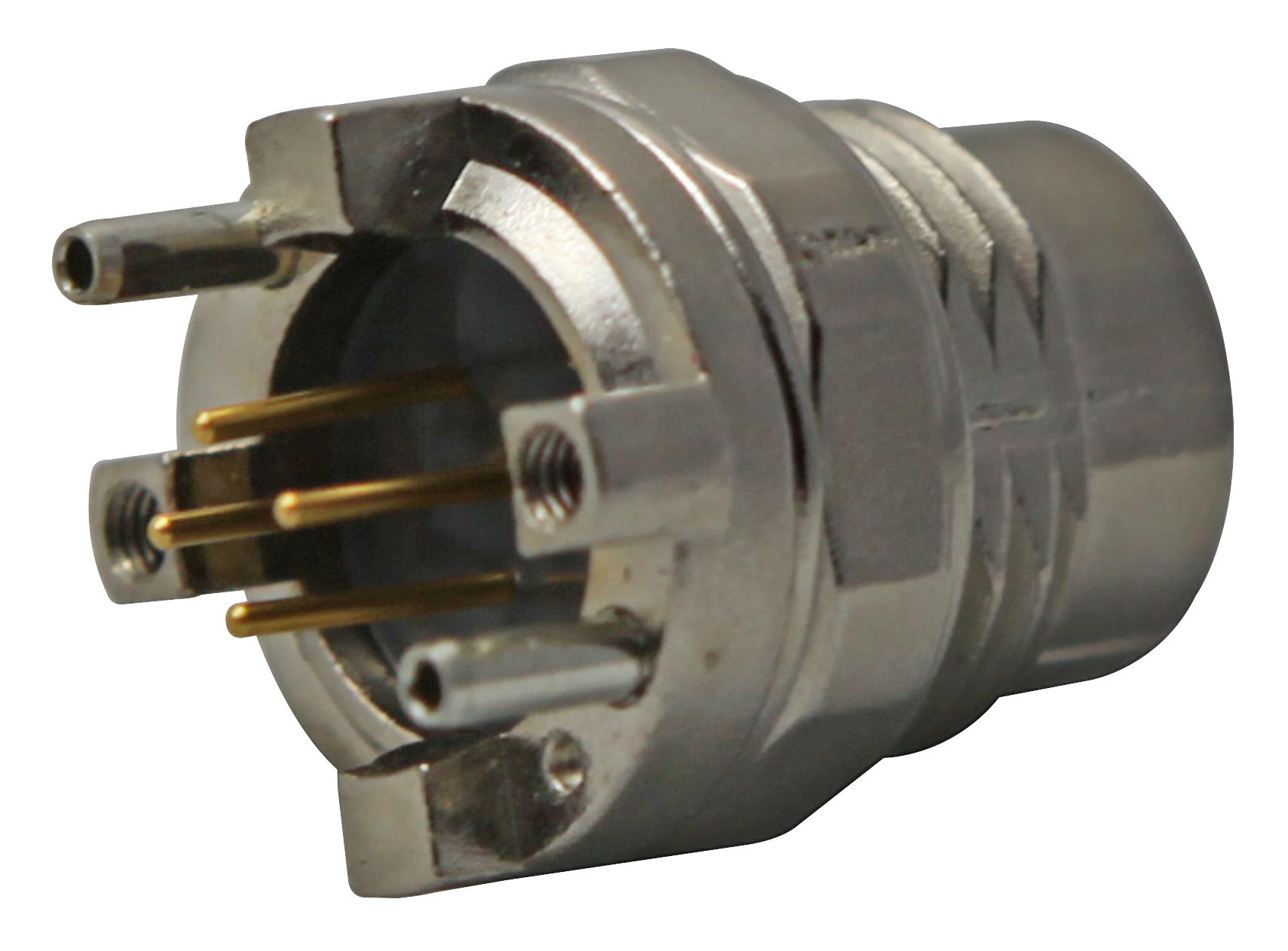 21 03 321 6410 RCPT, PANEL, HARAX M12, A-CODED, 4P HARTING