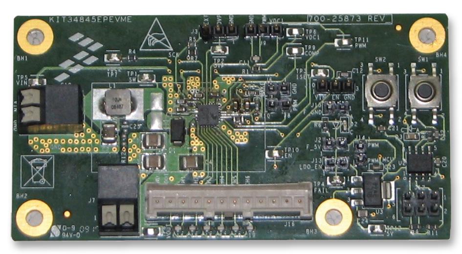 KIT34845EPEVME EVAL BOARD, MC34845 BOOST LED DRIVER NXP