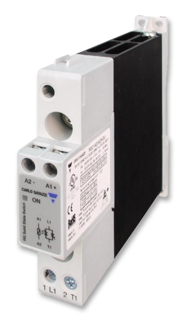 RGC1A60D20KGU SSR, 23A, 600VAC, DC CONTROL& BASE CARLO GAVAZZI