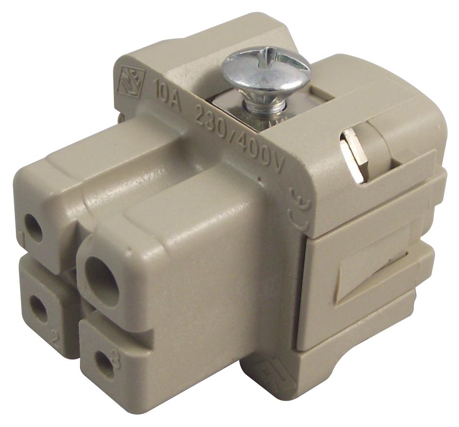 CKF03 INSERT, FEMALE, 18-14 AWG, 3P+E ILME