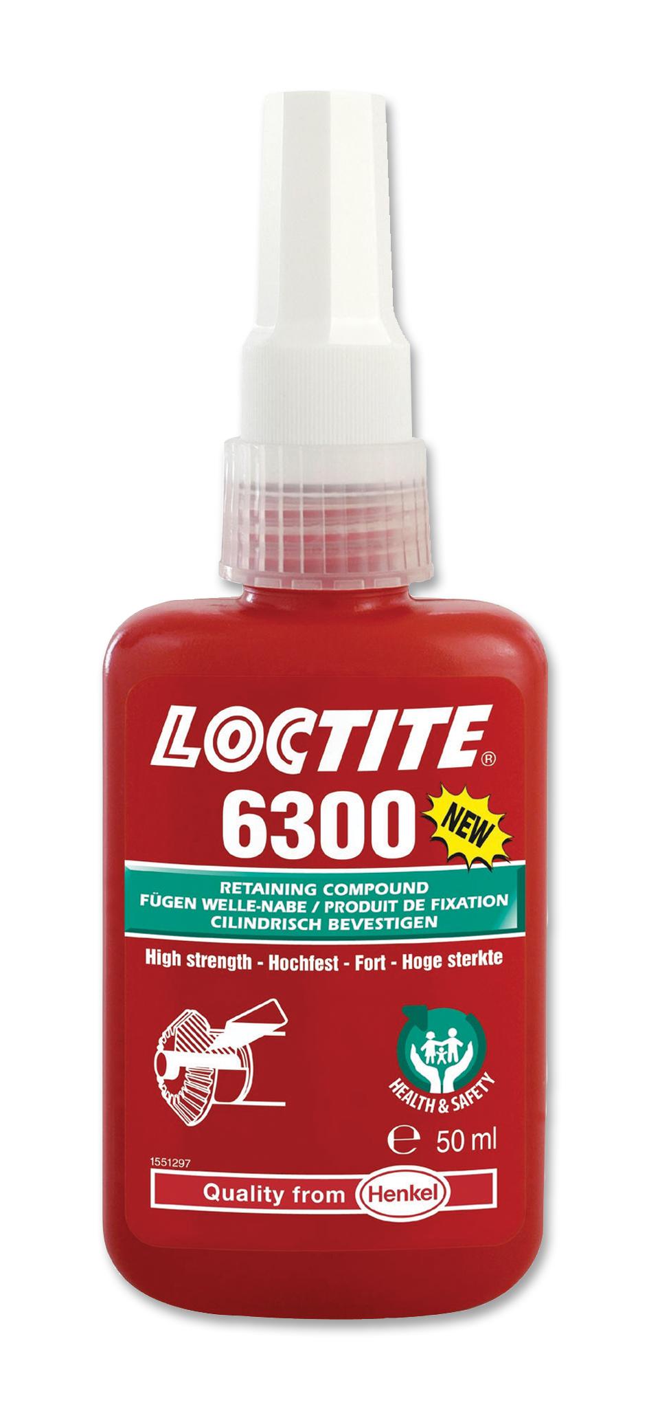 6300, 50ML LOCTITE  6300 BOTTLE, 50ML, GREEN LOCTITE