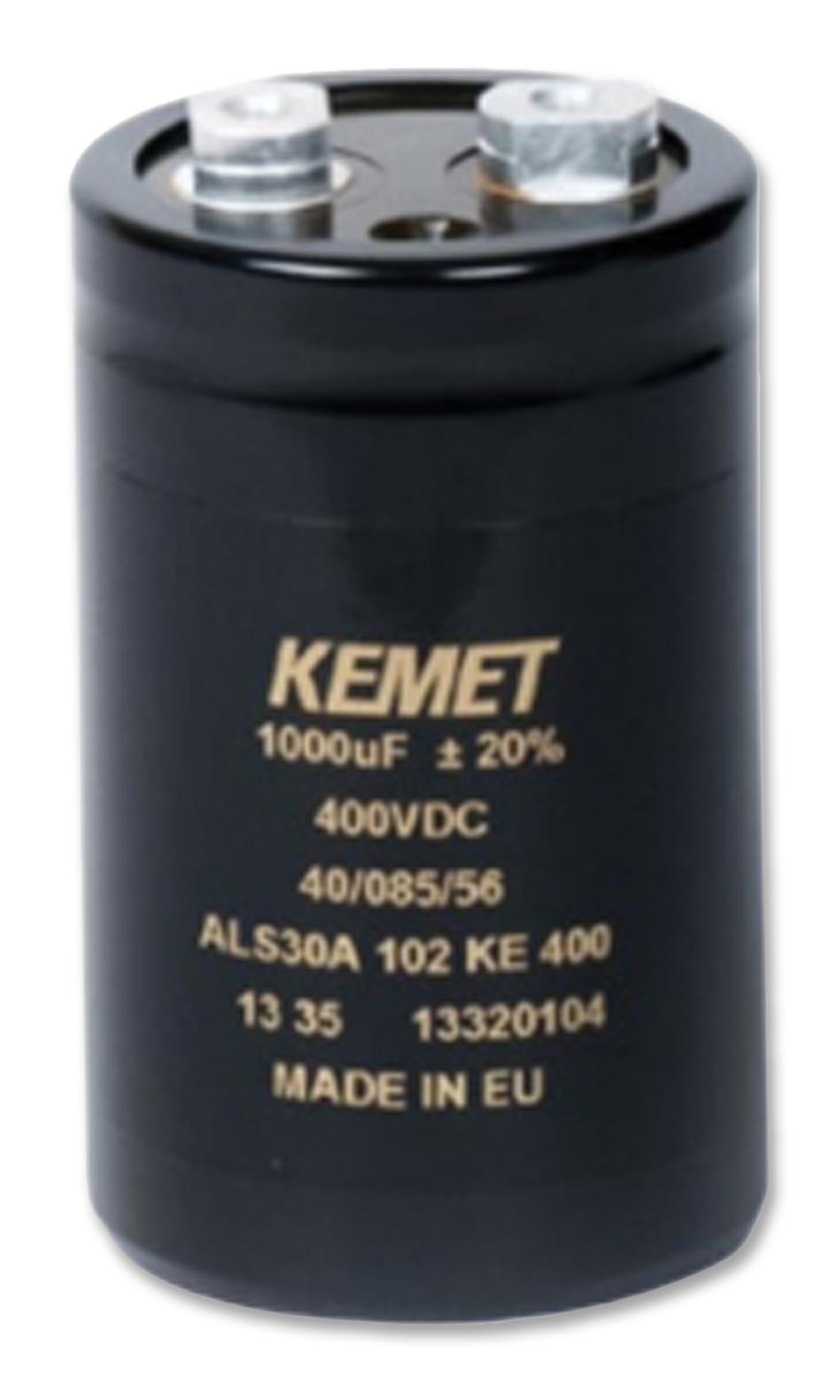ALS40A333MF063 CAP, 33000µF, 63V, ALU ELEC KEMET