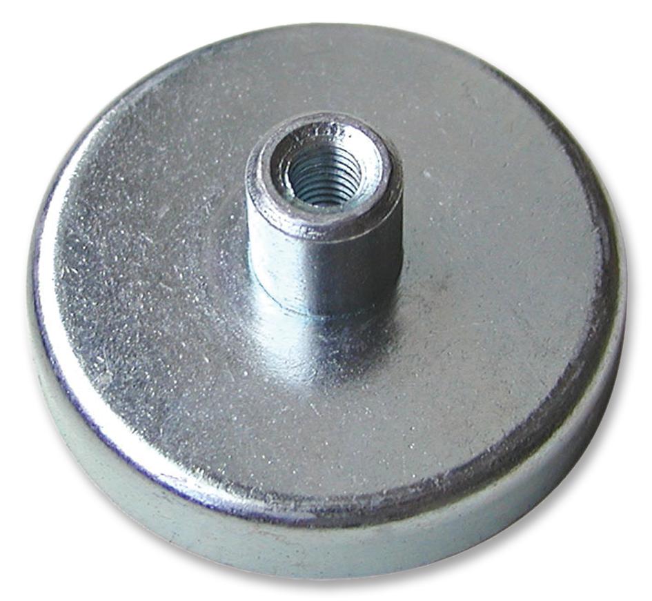 E864 MAGNET, FERRITE POT, 25X7MM, M4 ECLIPSE MAGNETICS