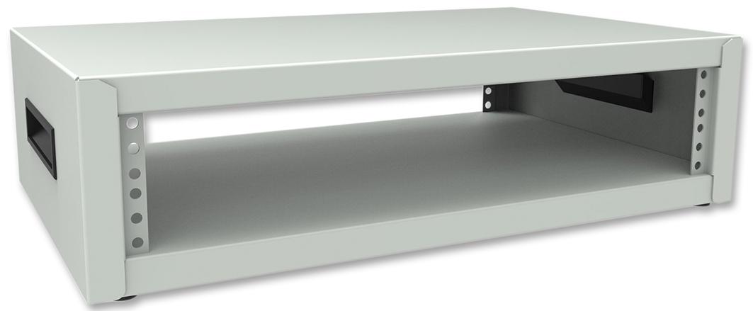 RCBS1901013LG1 CABINET, TABLE TOP, 6U, 1 SLOT, STEEL HAMMOND