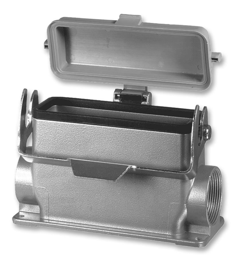 C146 10N024 806 2 HOUSING, SIDE ENTRY, SIZE E24, 1 LEVER AMPHENOL SINE/TUCHEL