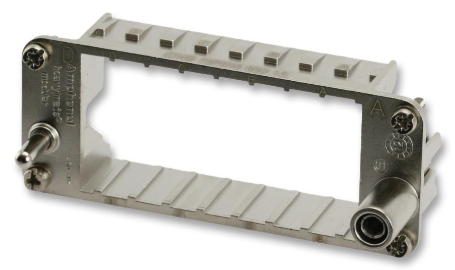 C146 10S016 000 15 FEMALE FRAME, HEAVY MATE, FOR 4 MODULES AMPHENOL SINE/TUCHEL