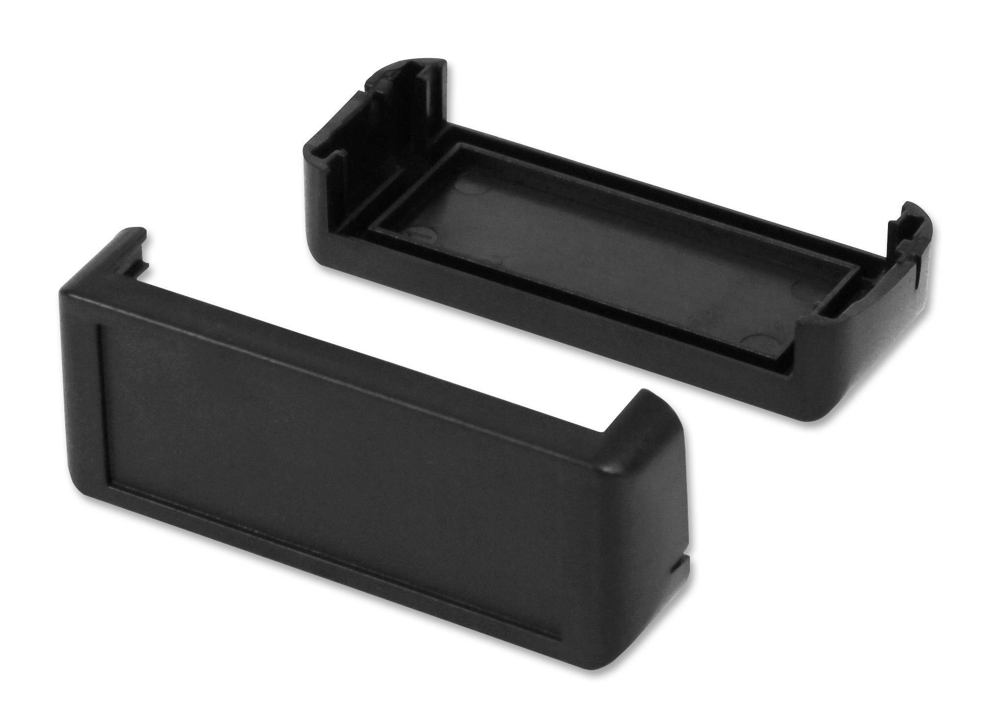 CHH64E2BK END CAPS, 30MM, BLACK, PAIR CAMDENBOSS