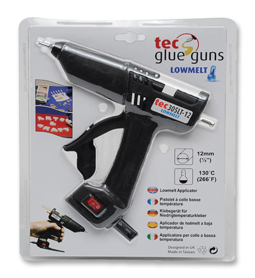TEC305LT-12-EU GLUE GUN, 120-240V, 20W, 130DEG, EURO POWER ADHESIVES
