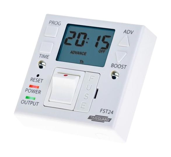 FST24 TIME SWITCH, FUSED, SPUR, 24HR, 230V TIMEGUARD