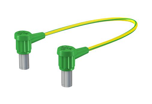 55.3210-300-20 TEST LEAD, GRN, YELLOW, 3M STAUBLI