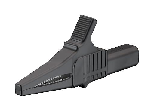 66.9755-21 CROCODILE CLIP, 20MM, BLACK, 32A STAUBLI