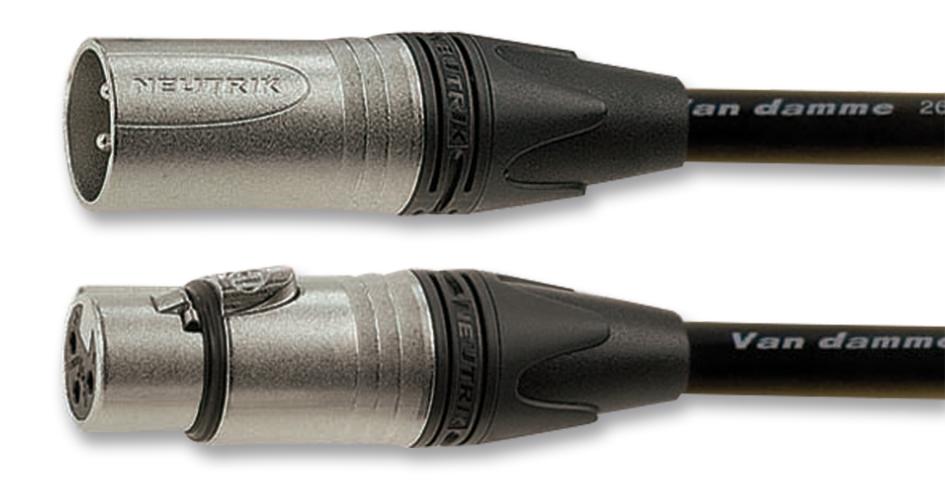 101-066-001 MIC LEAD, XLR MALE, XLR FEMALE, 5M VDC