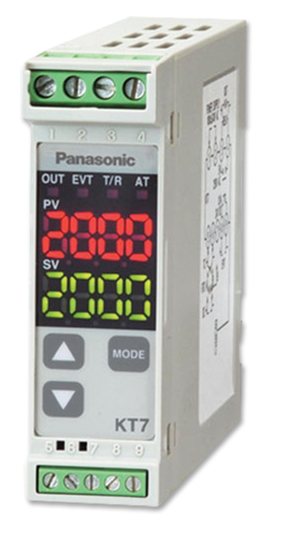 AKT7212100J TEMP CONTROLLER, 24VAC/DC, TRANSISTOR PANASONIC