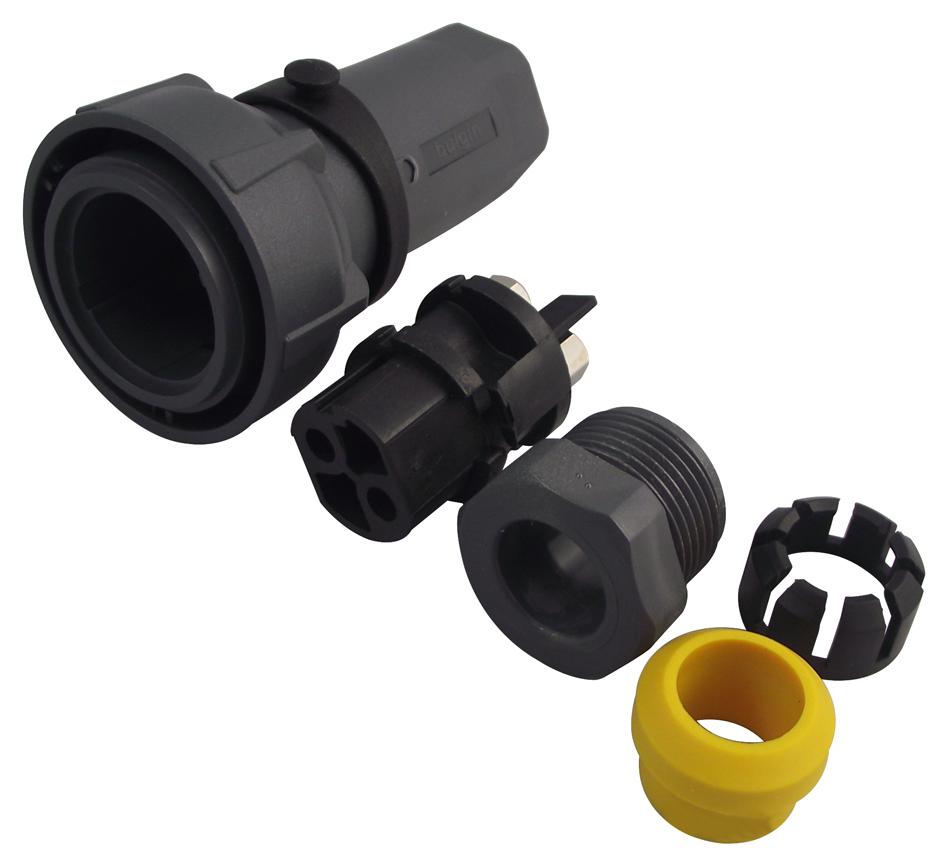 PXP7010/03S/ST/1315 CIRCULAR CONNECTOR, PLUG, 3 WAY, CABLE BULGIN LIMITED