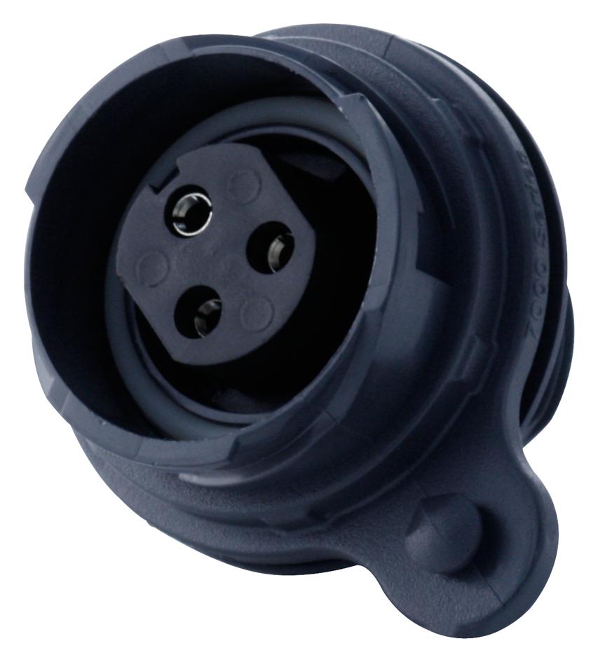 PXP7012/03S/ST CIRCULAR CONN, RECEPTACLE, 3 WAY, PANEL BULGIN LIMITED