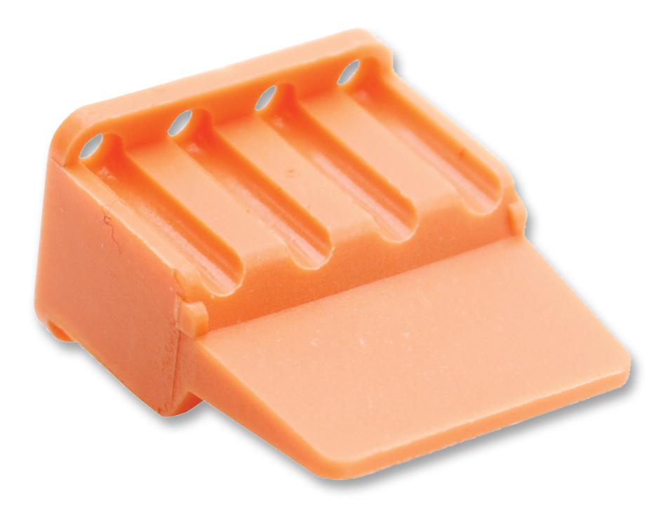 AWM-8S WEDGELOCK, 8 WAY, ORANGE, THERMOPLASTIC AMPHENOL SINE/TUCHEL
