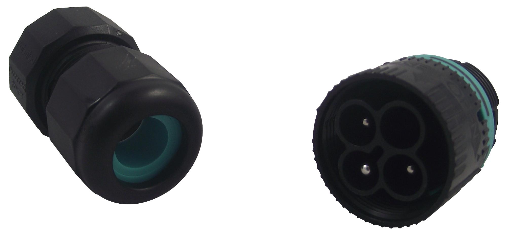 THB.387.A3A CIRCULAR CONNECTOR, PLUG, 3 WAY, CABLE HYLEC