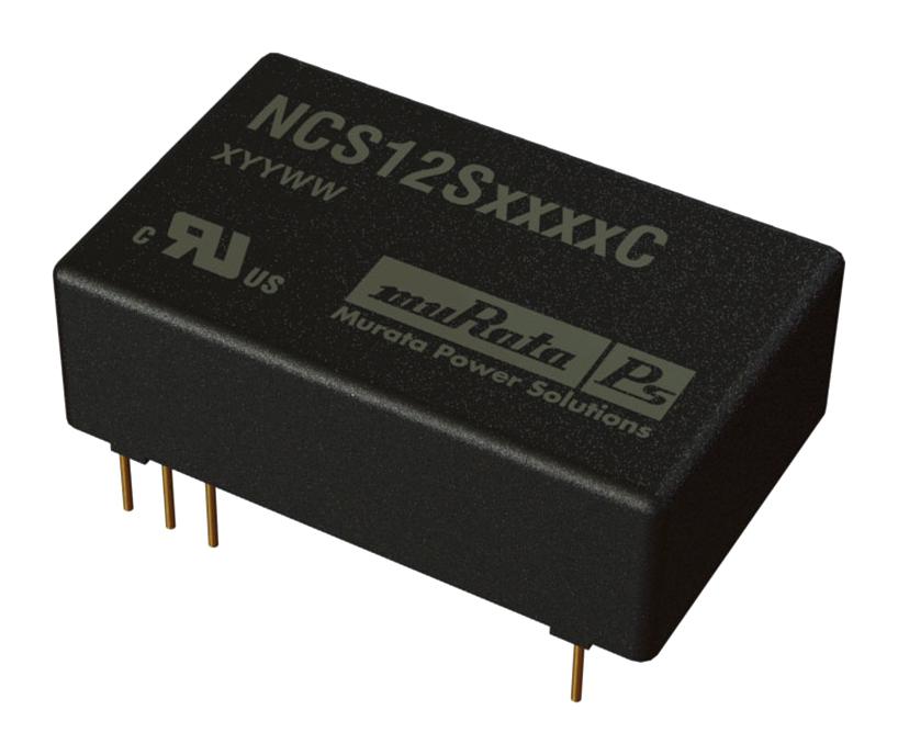 NCS12S4805C DC/DC CONVERTER, 12W, 5V, 2.4A MURATA POWER SOLUTIONS
