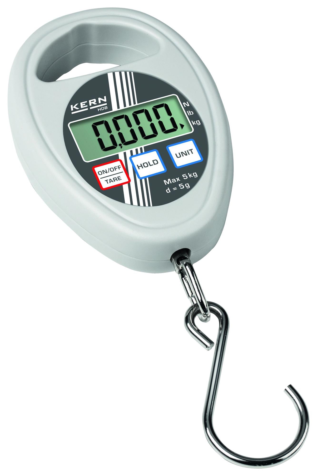 HDB 5K5N WEIGHING, HANGING SCALE, 5KG KERN
