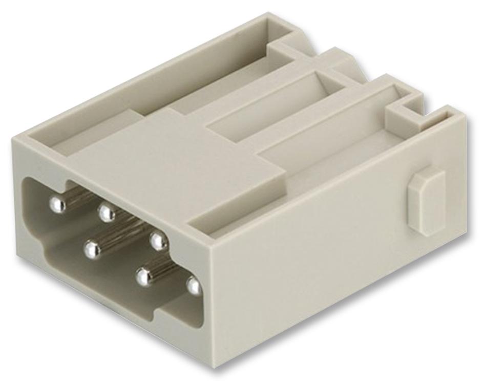 09 14 006 2633 RECTANGULAR INSERT, SIGNAL, PLUG, 6POS HARTING