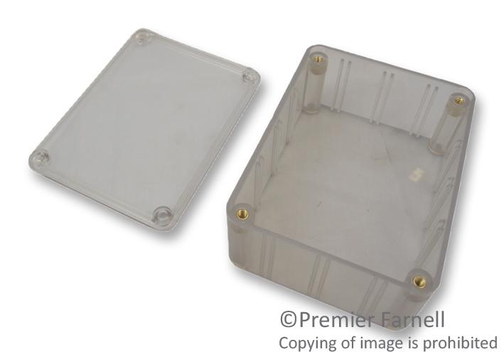 479-0020-0 ENCLOSURE, MULTIPURPOSE, ABS, CLEAR DELTRON ENCLOSURES