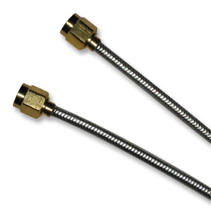 135101-R2-12.00 COAXIAL CABLE, SEMI RIGID, SMA PLUG, 12" AMPHENOL CONNEX