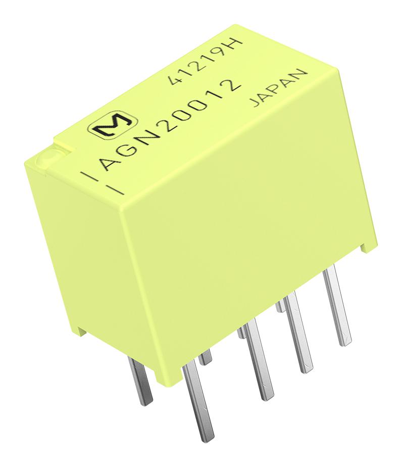 AGN20024 RELAY, SIGNAL, DPDT, 30VDC, 1A PANASONIC