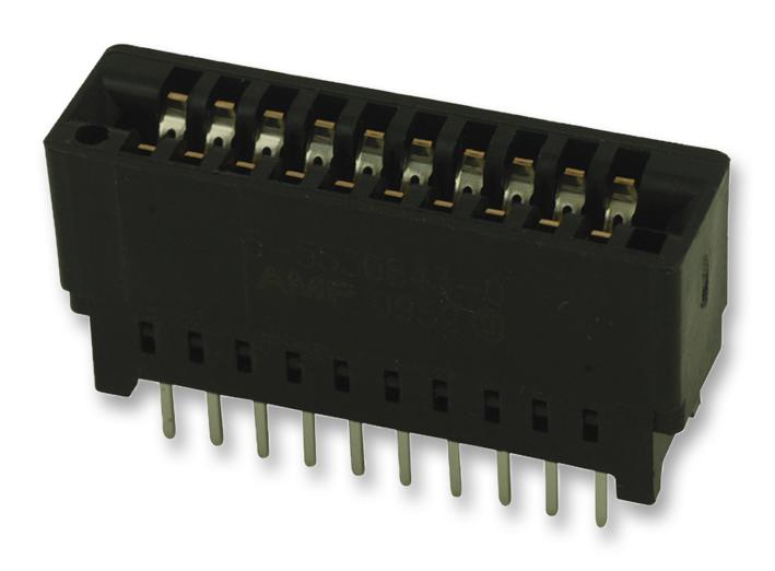 5-5530843-0 CARD EDGE CONN, DUAL SIDE, 20POS, TH AMP - TE CONNECTIVITY
