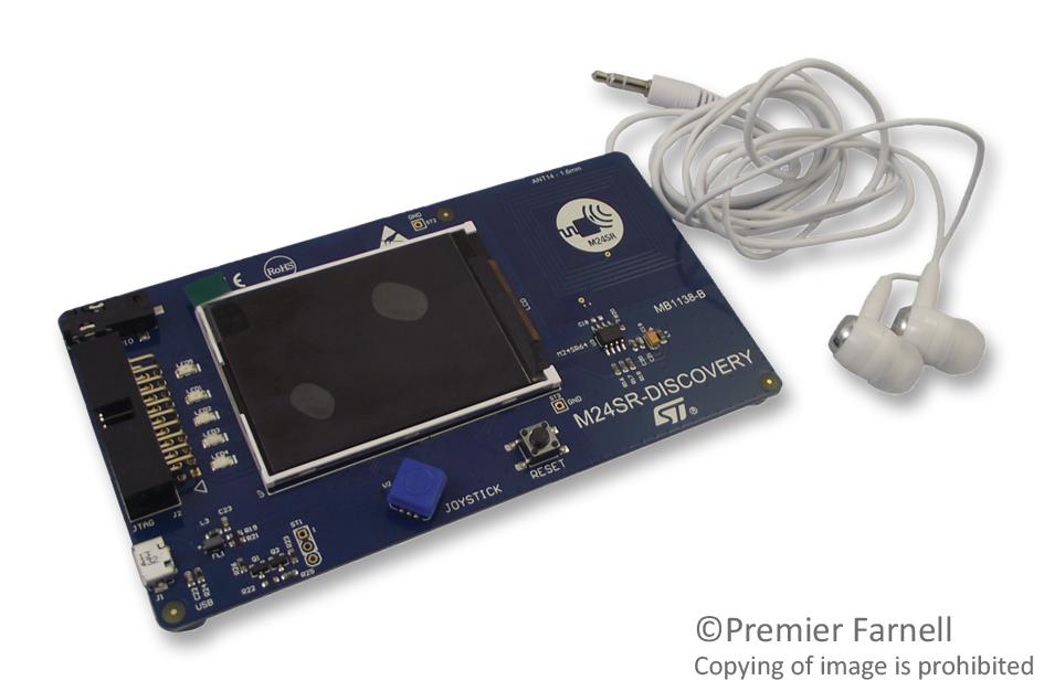 M24SR-DISCO-PREM DEMO KIT, M24SR NFC/RFID TAG STMICROELECTRONICS