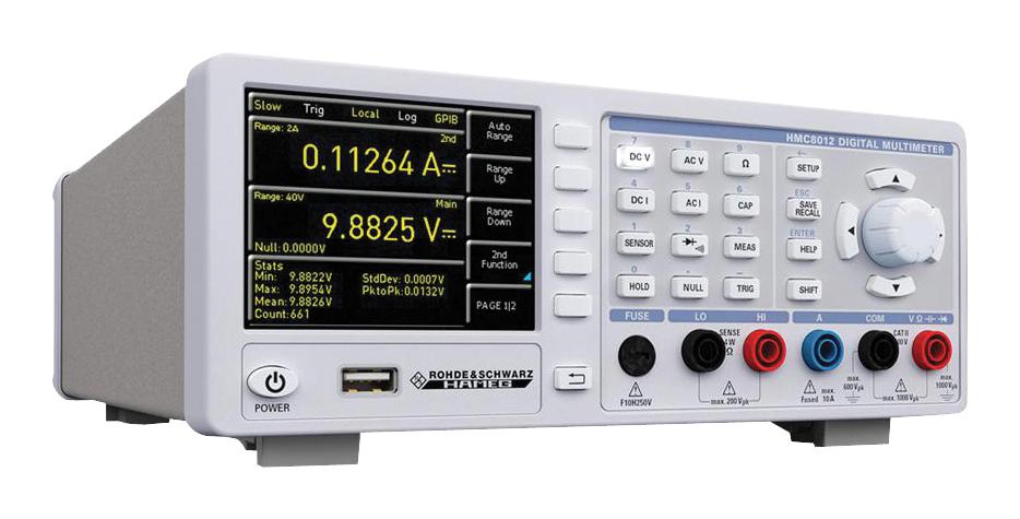 R&S HMC8012G DMM, AUTO/MANUAL, TRUE RMS, 480000 COUNT ROHDE & SCHWARZ